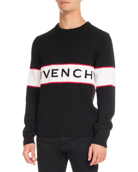 givenchy men's black sweater